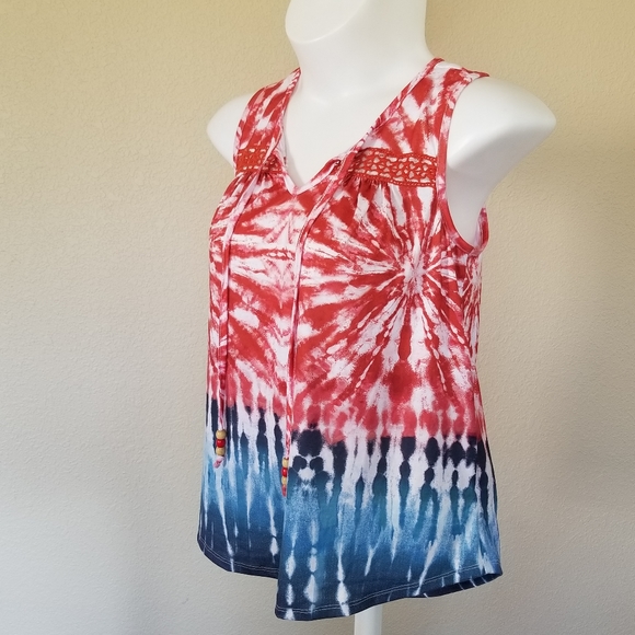 World Unity Tie-Dye Printed Top - Picture 8 of 12